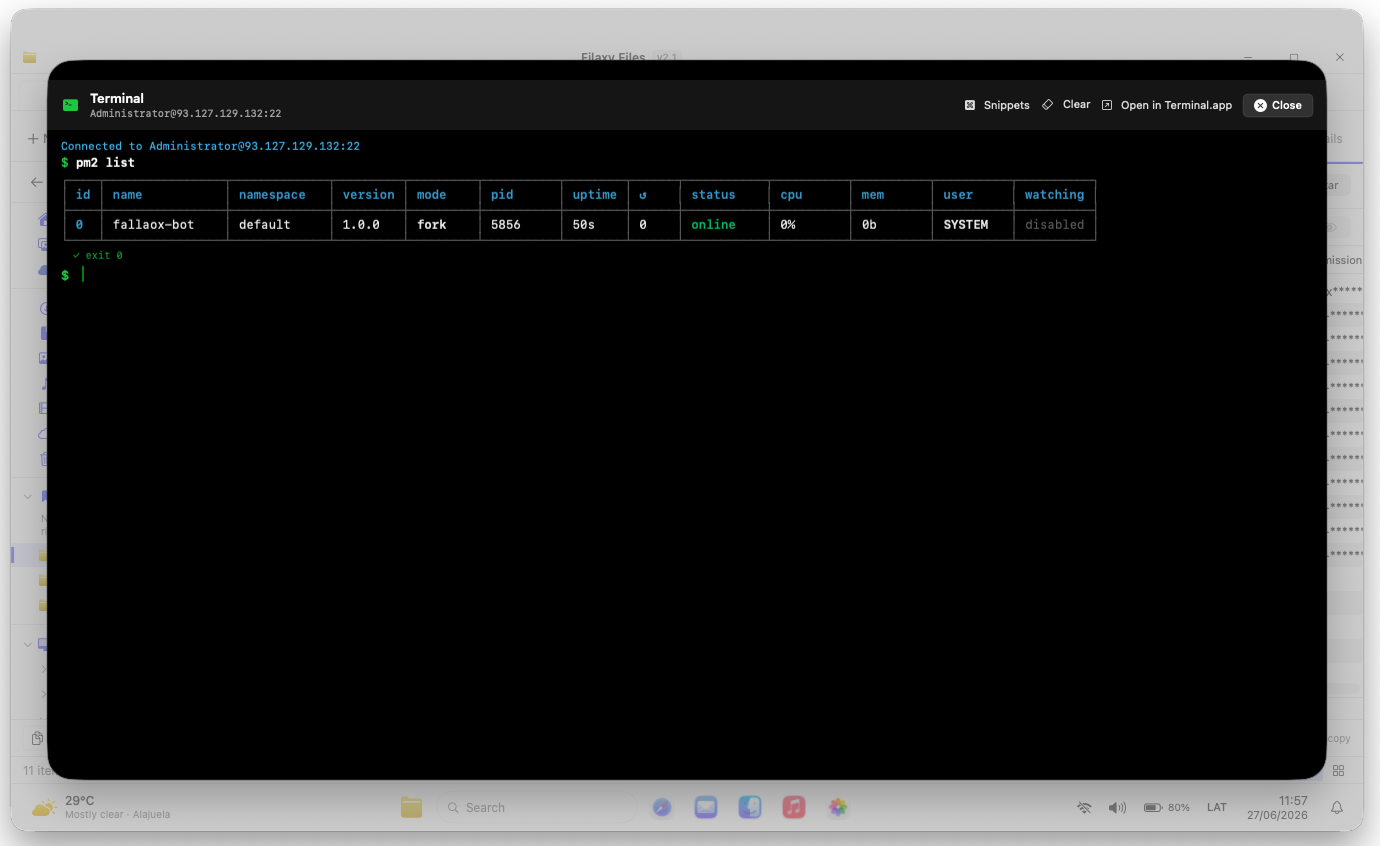 Terminal, built-in